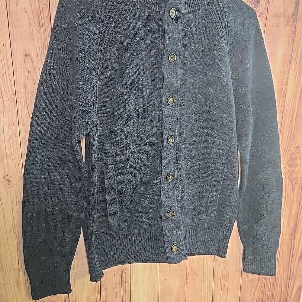 Banana Republic Dark Gray Cardigan Sweater